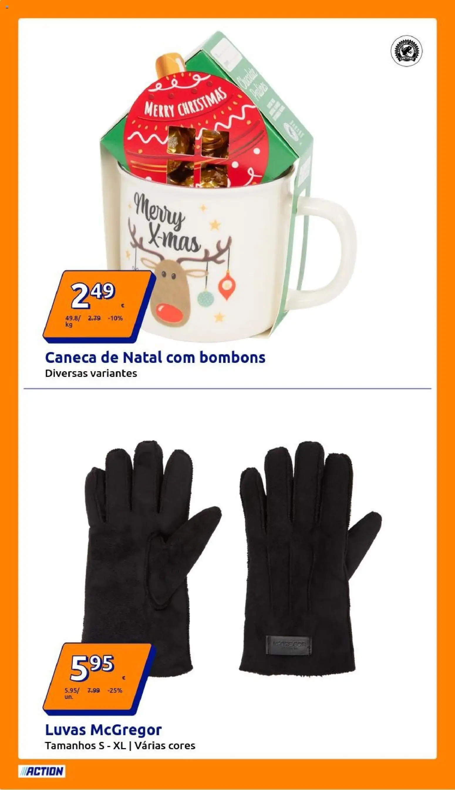 Action - Action PT week 47 2025 │ válido de 19.11.2025 | Página: 4 | Produtos: Luvas, Caneca
