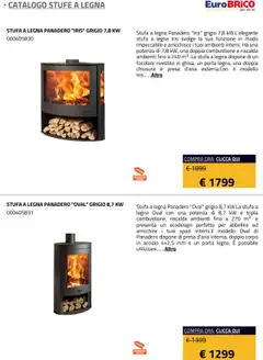 Anteprima del volantino Eurobrico Stufe a Legna catalogo valido a partire dal 23.07.2025 | Pagina: 12