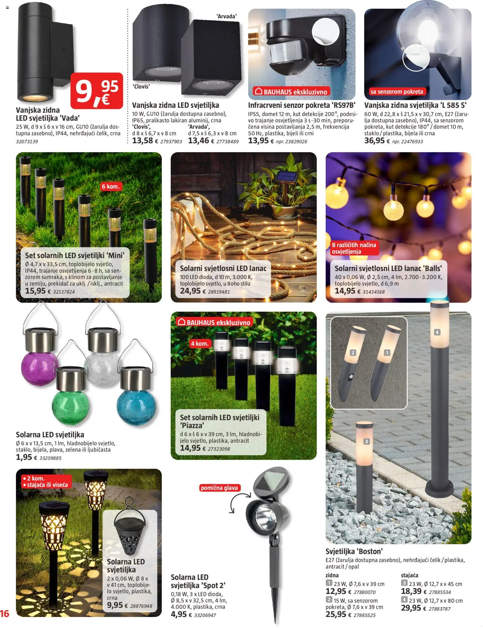 Bauhaus katalog | vrijedi od 18.03.2026 | Stranica: 16 | Proizvodi: Svjetiljka