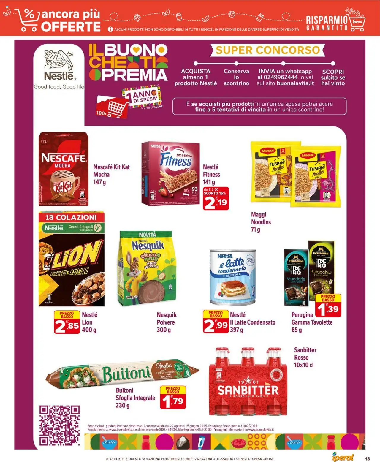 Volantino Iperal del 05.06.2025 | Pagina: 13 | Prodotti: Cioccolato, Latte, Farina, Latte condensato
