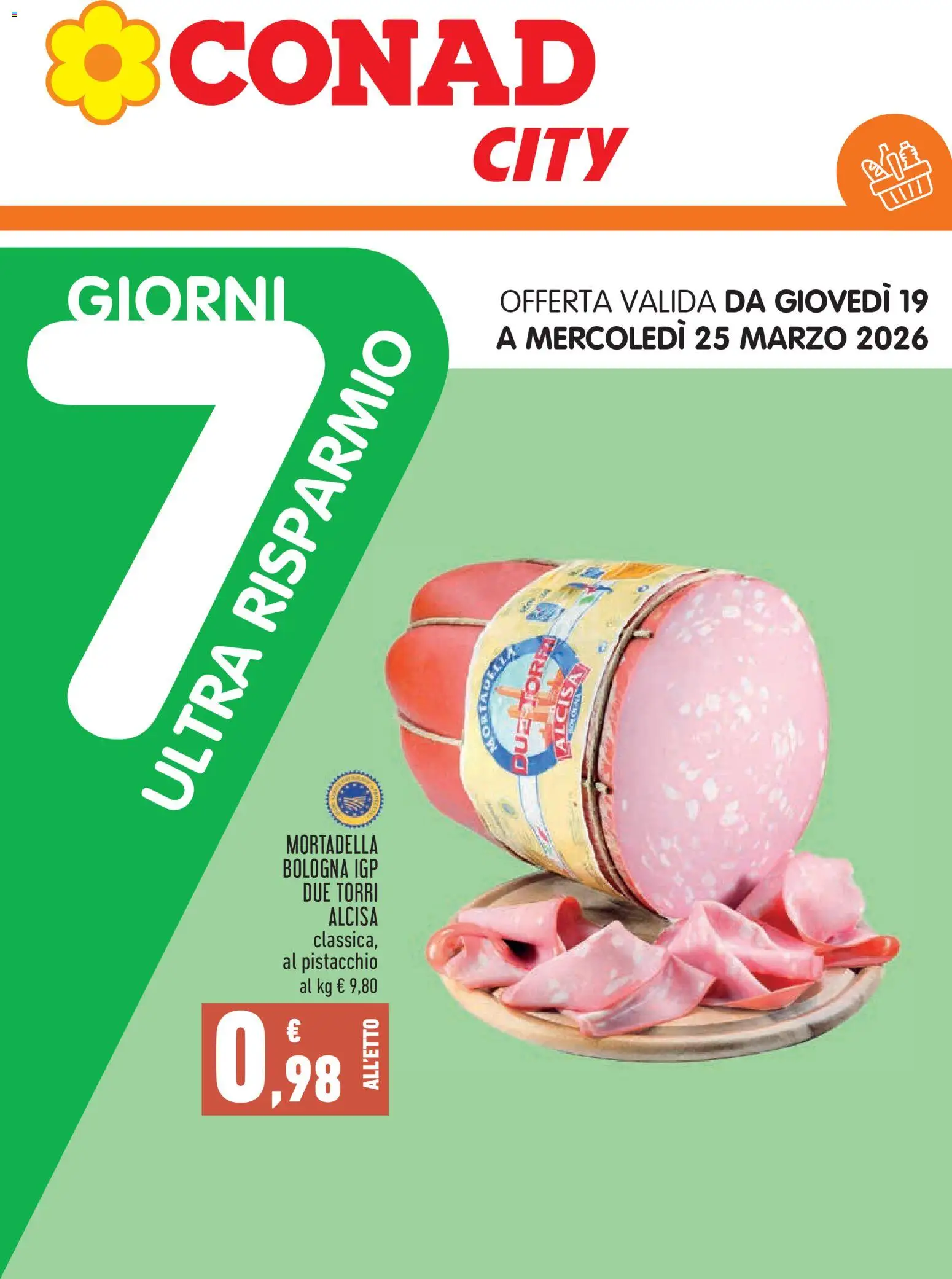 Volantino Conad del 12.03.2026 | Pagina: 19 | Prodotti: Mortadella