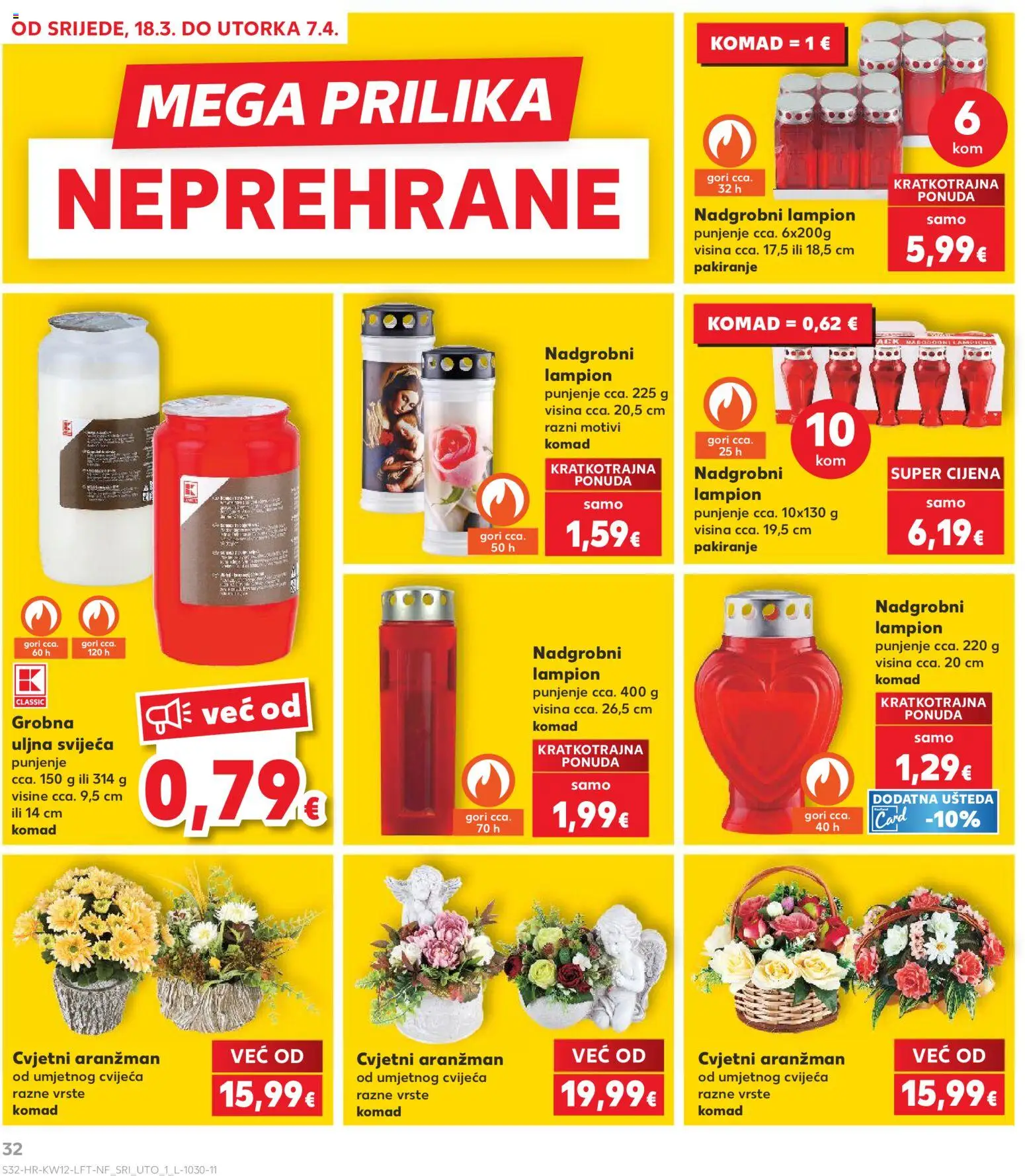 Kaufland katalog | vrijedi od 18.03.2026 | Stranica: 32 | Proizvodi: Lampion