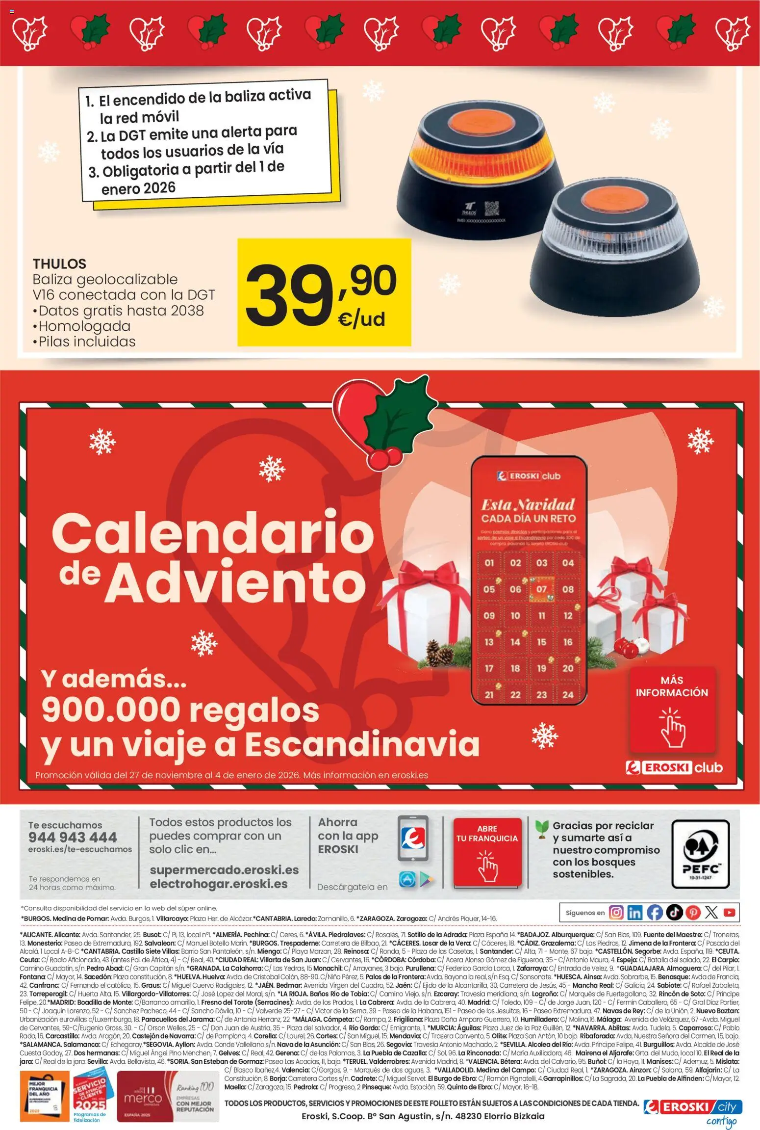 Eroski - Navidad │ válido desde el 18.12.2025 | Página: 24 | Productos: Té, Radio, Espejo