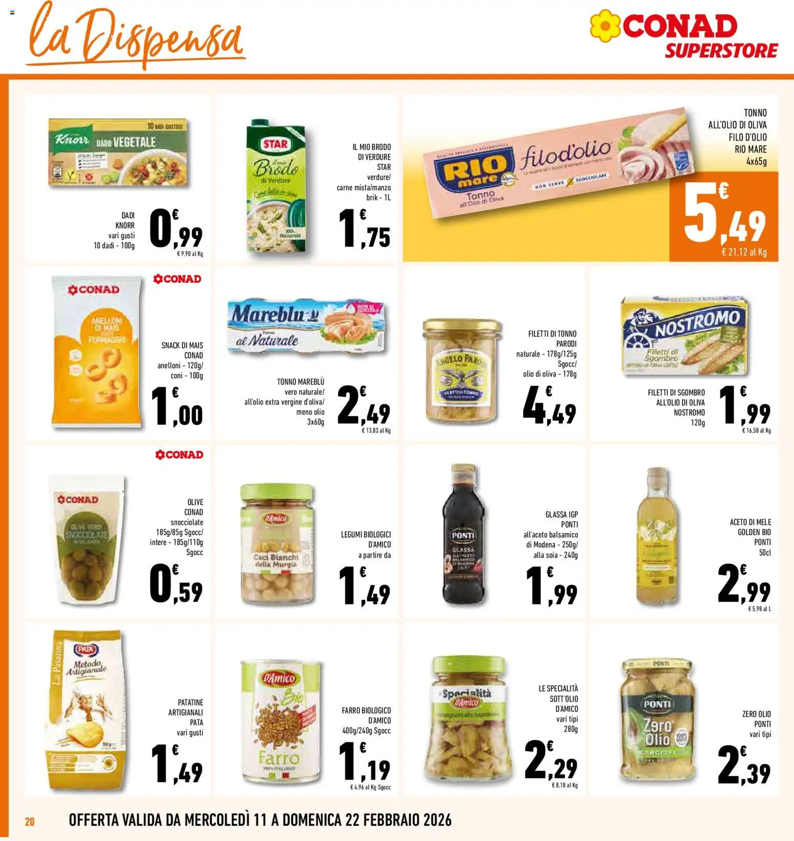 Volantino Conad del 11.02.2026 | Pagina: 20