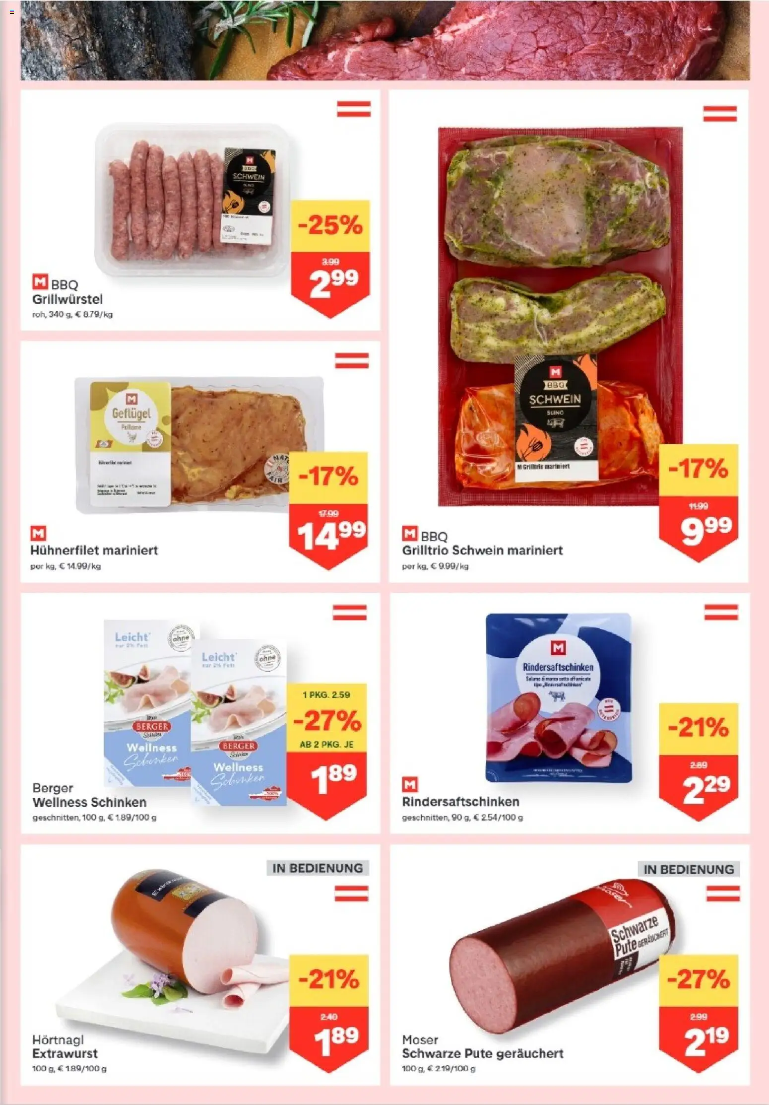 MPREIS Absam gültig ab 16.04.2026 | Seite: 3 | Produkte: Schinken