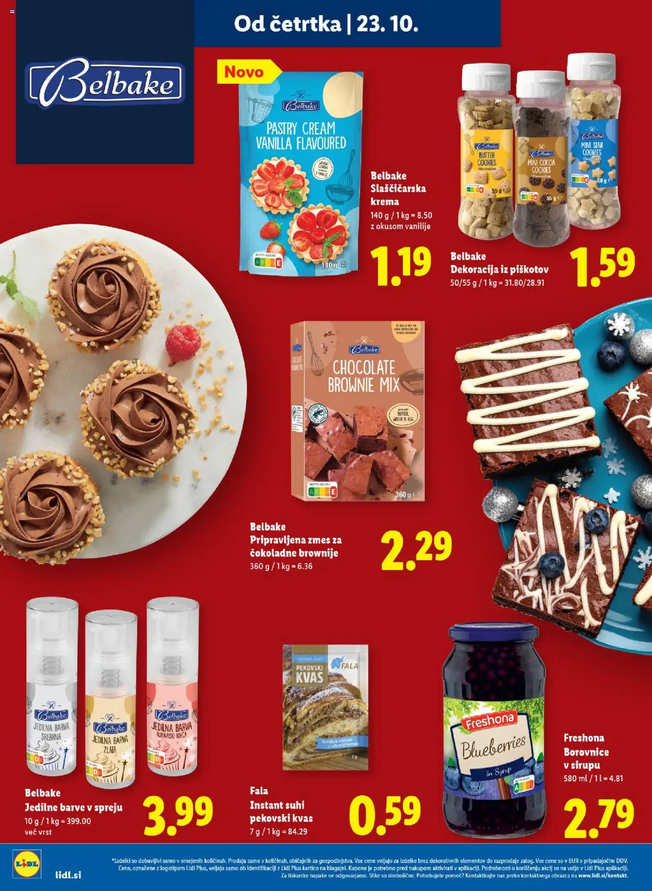 Novi Lidl katalog ponudbe – veljaven od 23.10.2025 | Stran: 18 | Izdelki: Krema, Borovnice, Barva
