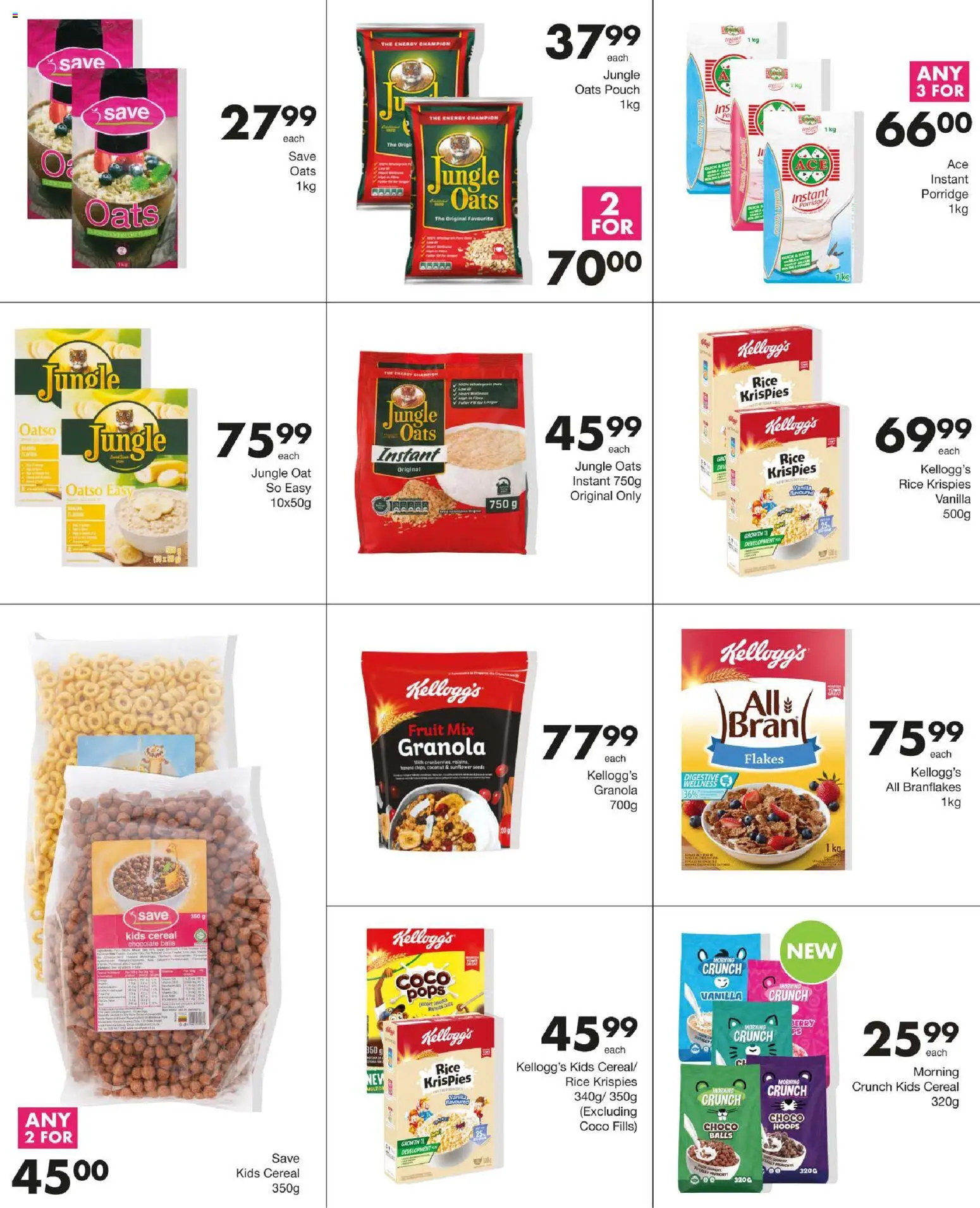 New Save catalogue – valid from 15.01.2026 | Page: 35 | Products: Oats, Chocolate, Rice, Fruit