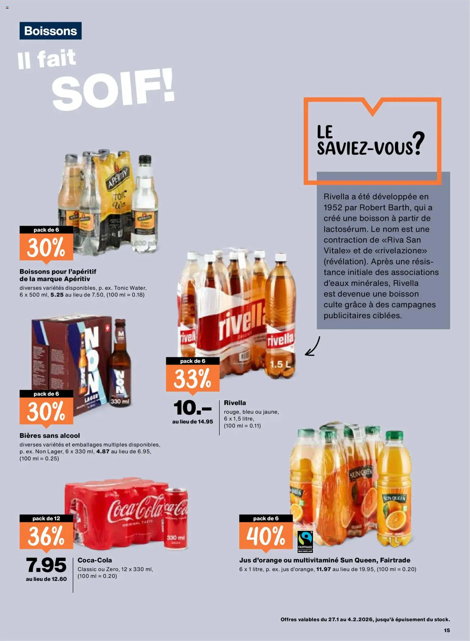 Migros Aktionen FR – gültig ab 27.01.2026 | Seite: 15 | Produkte: Coca Cola