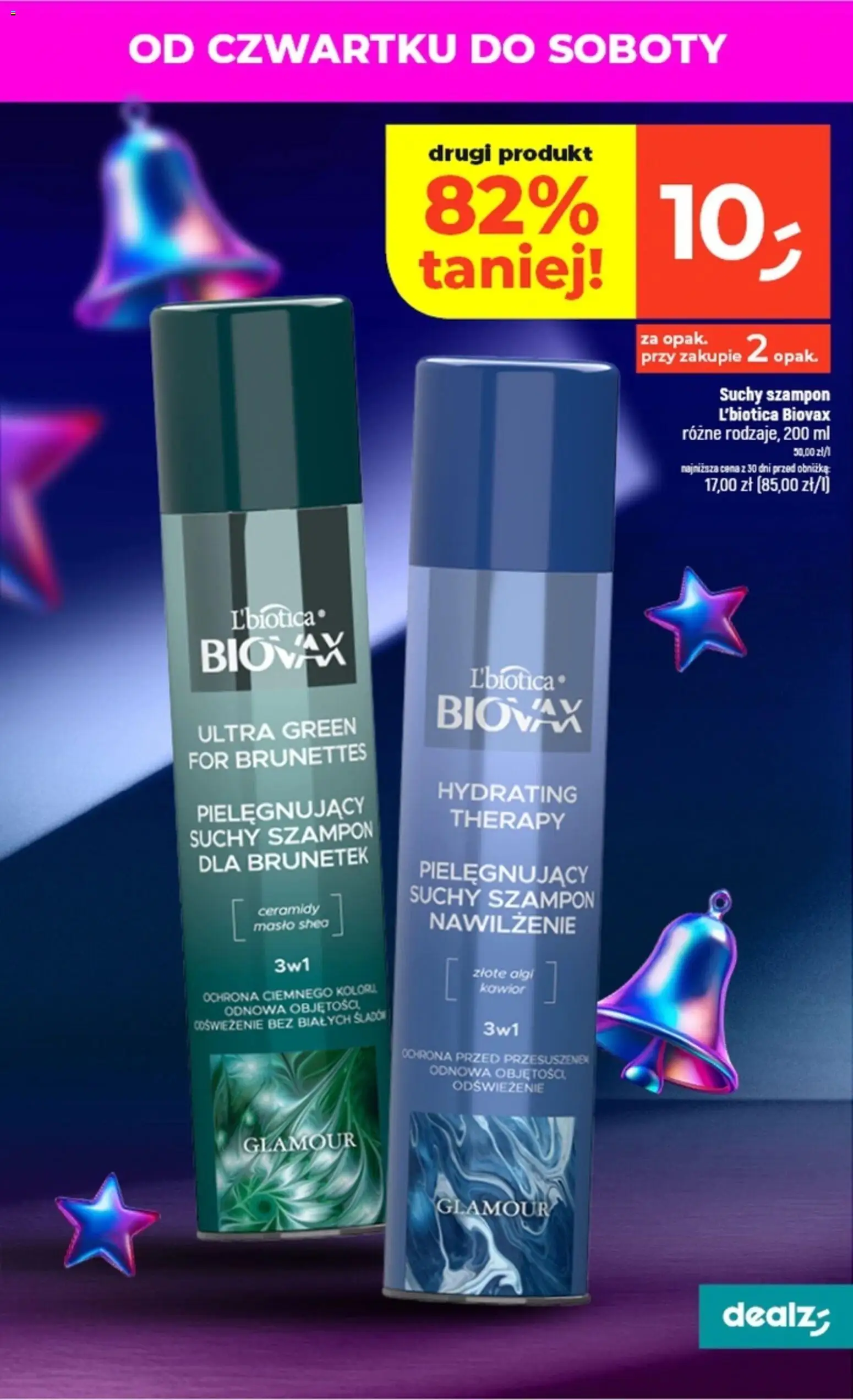 Dealz Gazetka od 06.11.2025 | Strona: 9 | Produkty: Szampon, Kawior, Suchy szampon