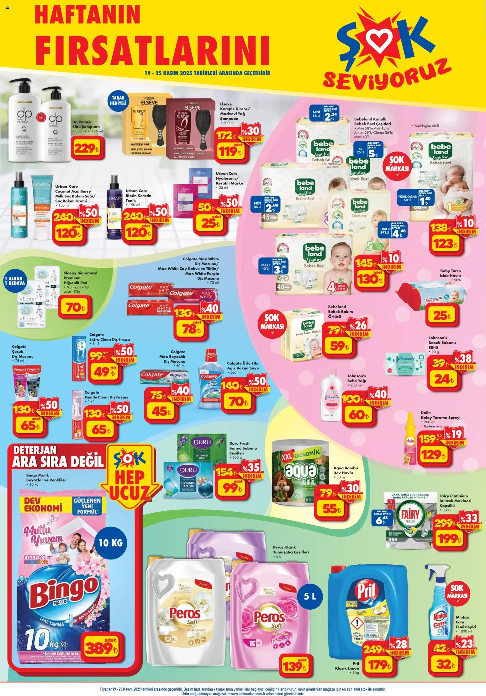 Şok Market Katalog - 19.11.2025 tarihinden itibaren geçerlidir | Sayfa: 3 | Ürünler: Banyo, Diş macunu, Kahve, Badem