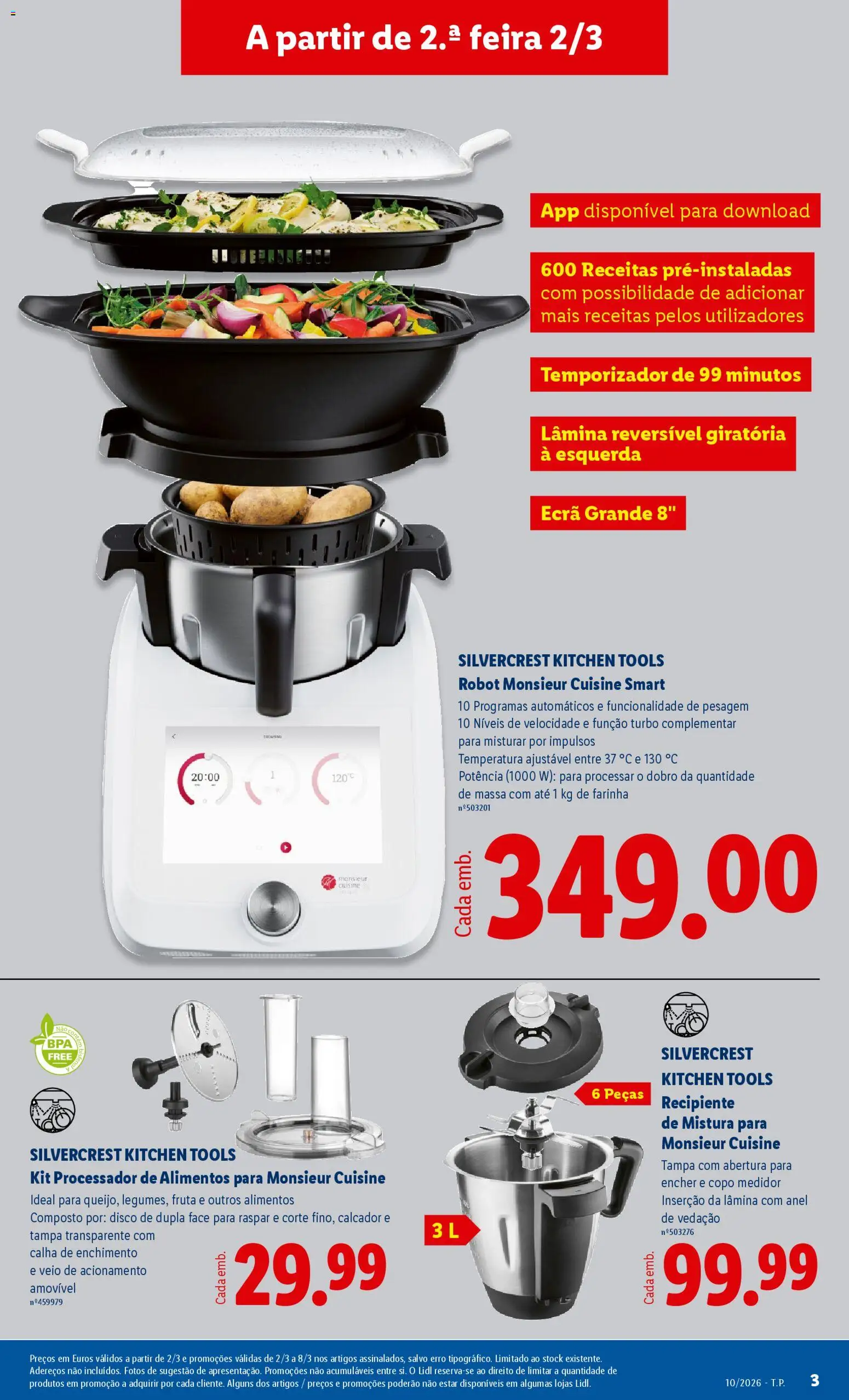 Lidl Novidades │ válido de 02.03.2026 | Página: 3 | Produtos: Anel, Massa