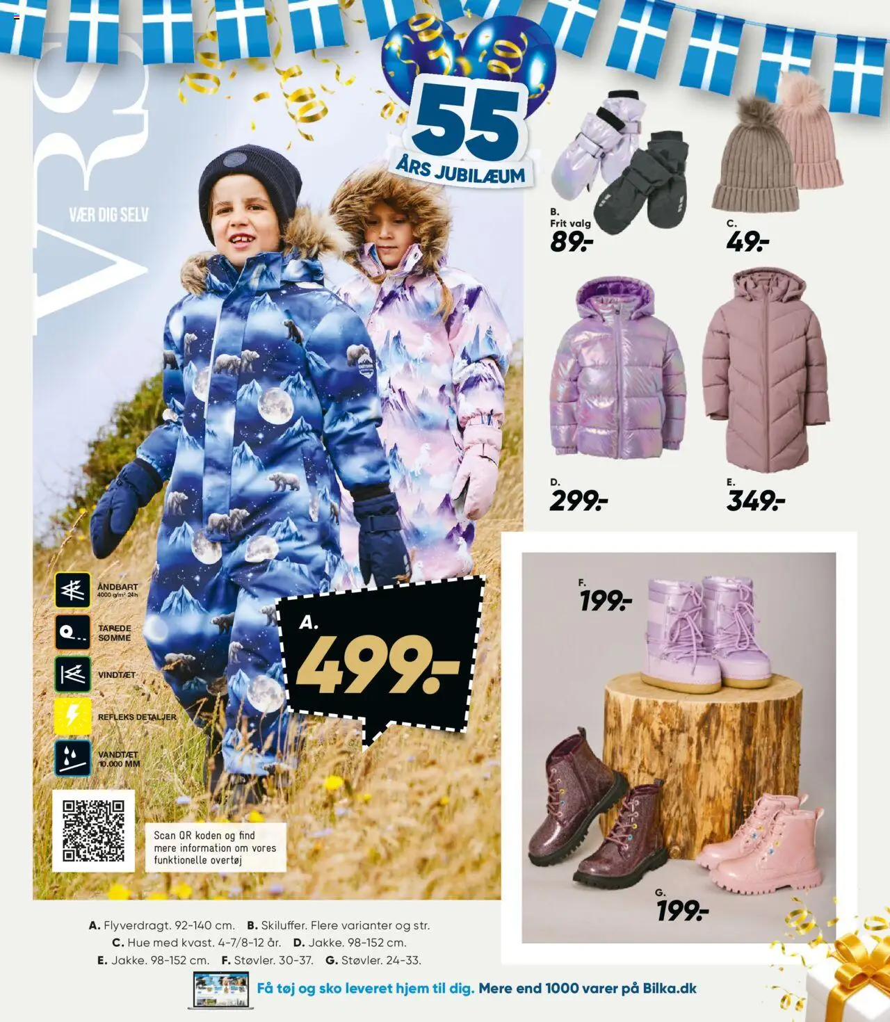 Bilka tilbudsavis – gyldig fra 03.10.2025 | Side: 38 | Produkter: Hue, Sko, Tøj