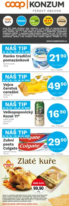 Náhled letáku Konzum leták od 15.10.2025