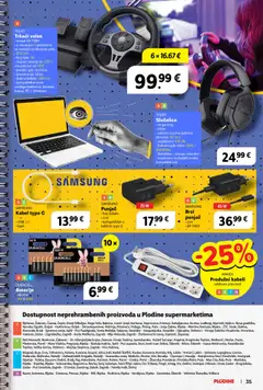 Plodine katalog | vrijedi od 13.08.2025 | Stranica: 37 | Proizvodi: Baterije, PC, Slušalice, Mikrofon