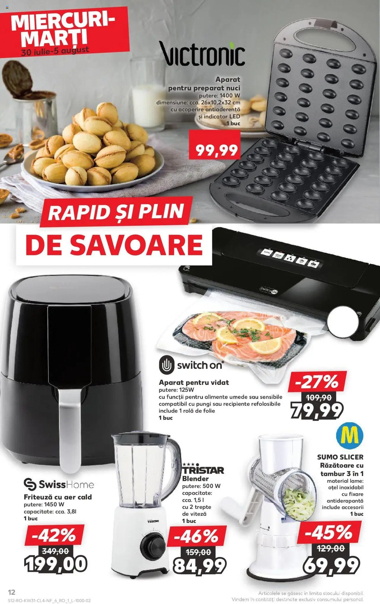 Catalog Kaufland - Brașov – valabil de la 30.07.2025 | Pagină: 12 | Produse: Blender, Ginseng, Friteuză, Nuci