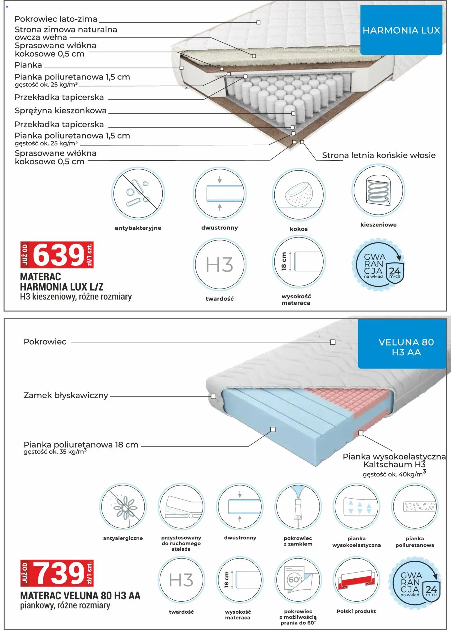 Merkury Market Gazetka - Meble, Wypoczynki, Materace od 02.01.2026 | Strona: 19 | Produkty: Materac