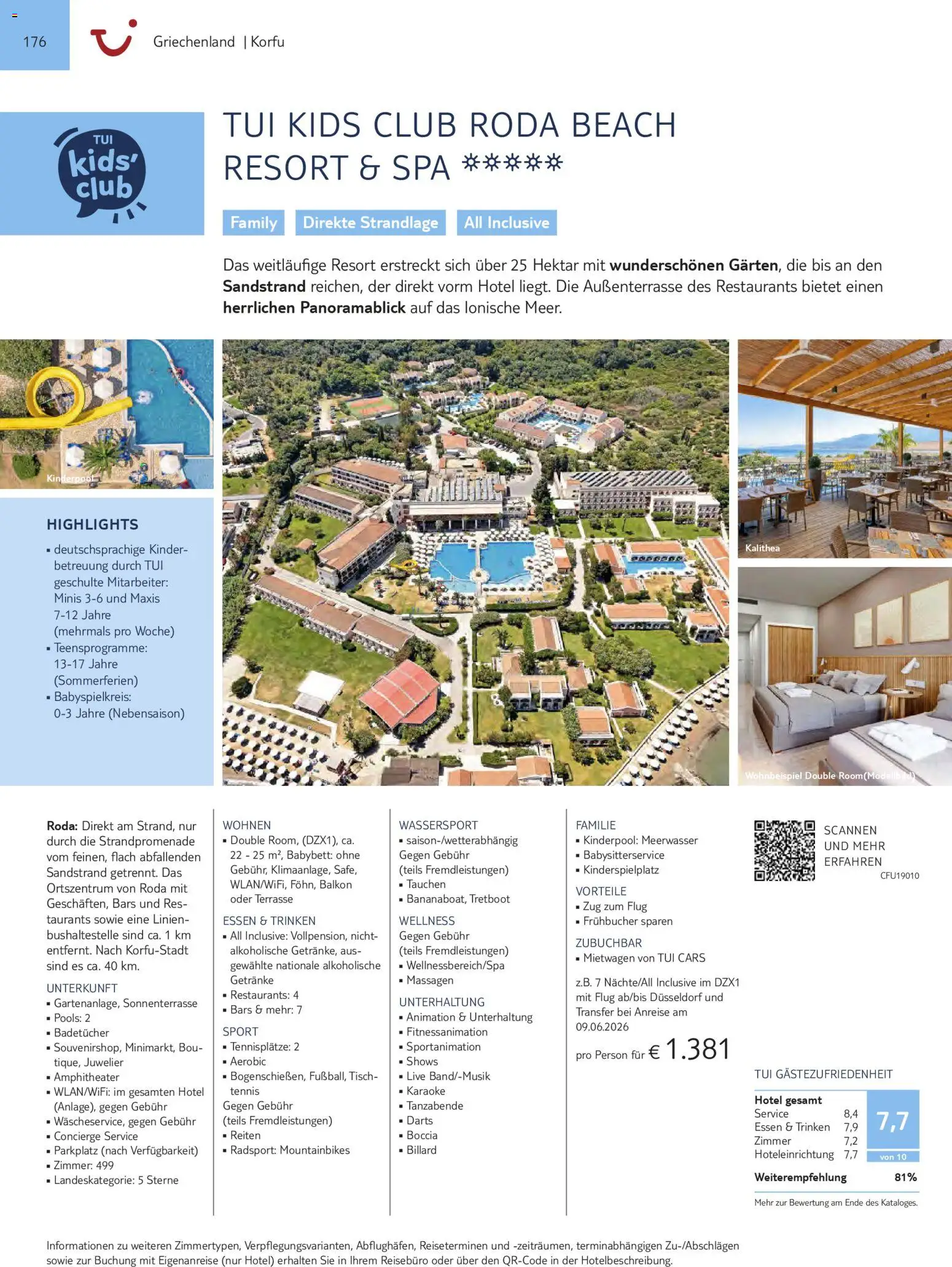 Aida  Südeuropa & Nordafrika 2026/27 – gültig ab 01.01.2026 | Seite: 176 | Produkte: Tisch, Babybett