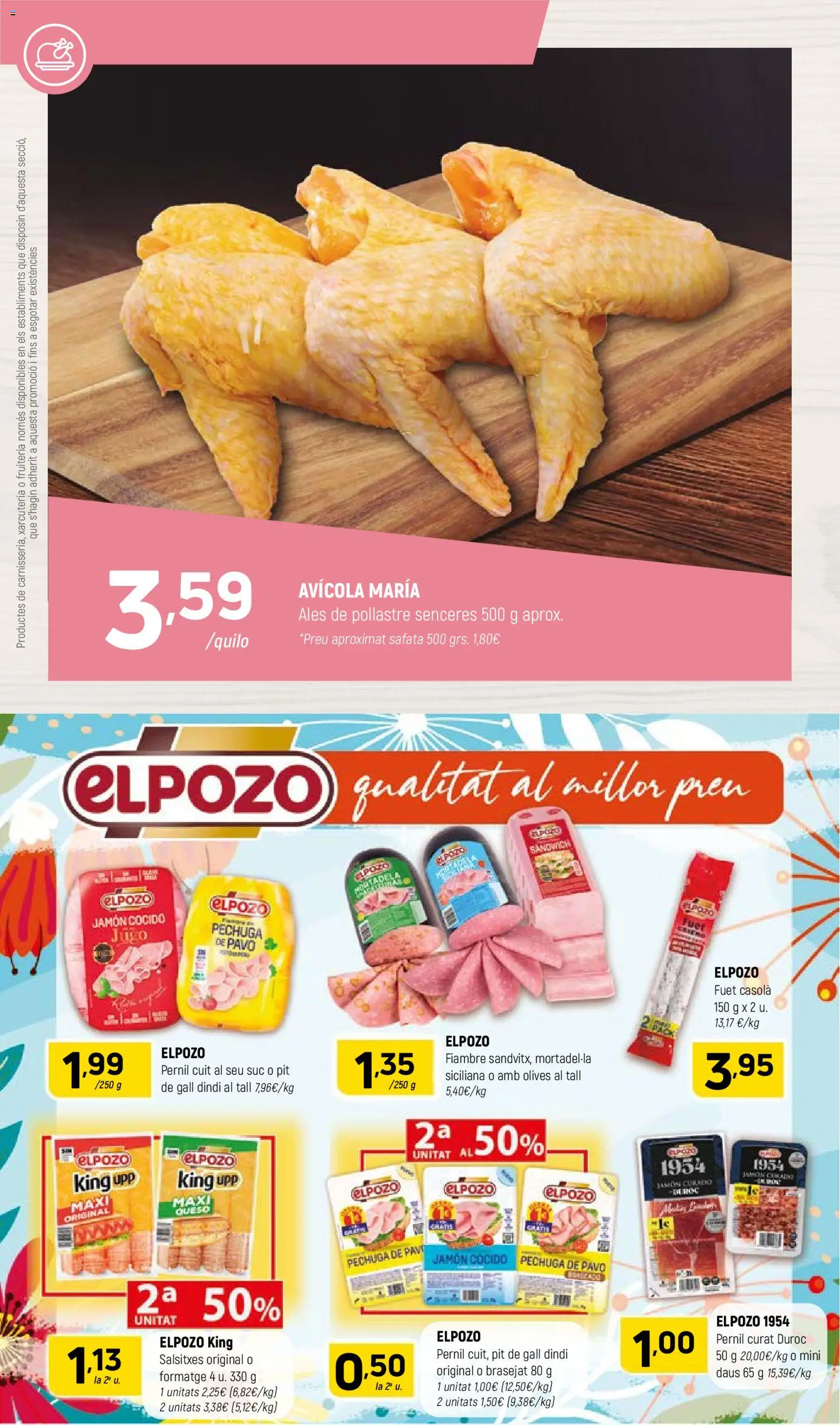 Coviran - Cataluna │ válido desde el 10.03.2026 | Página: 4 | Productos: Queso, Pan, Jamón, Jamón cocido