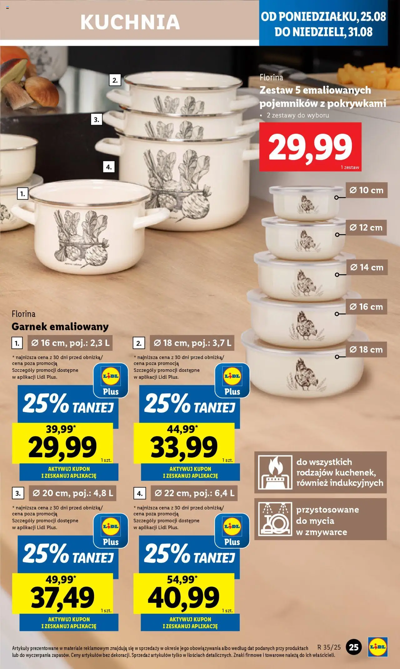 Lidl Katalog od 25.08.2025 | Strona: 25 | Produkty: Garnek