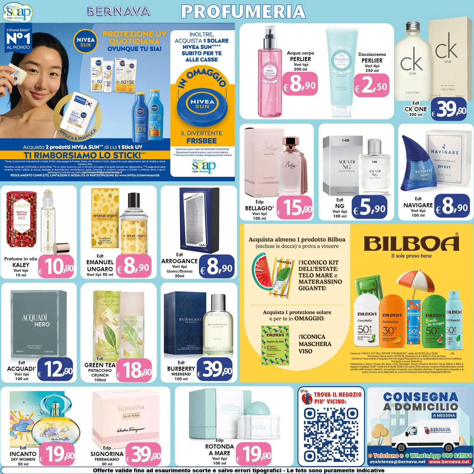 Volantino Bernava del 10.04.2026 | Pagina: 12 | Prodotti: Maschera, Tè, Acqua, Olio