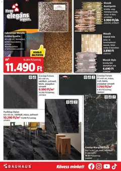 Bauhaus Akciós újság - amely érvényes a következő dátumtól: 06.11.2025 | Oldal: 24 | Termékek: Padlólap, Falicsempe