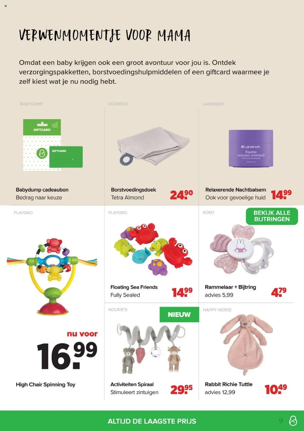 {H1} | Pagina: 9 | Producten: Cadeaubon