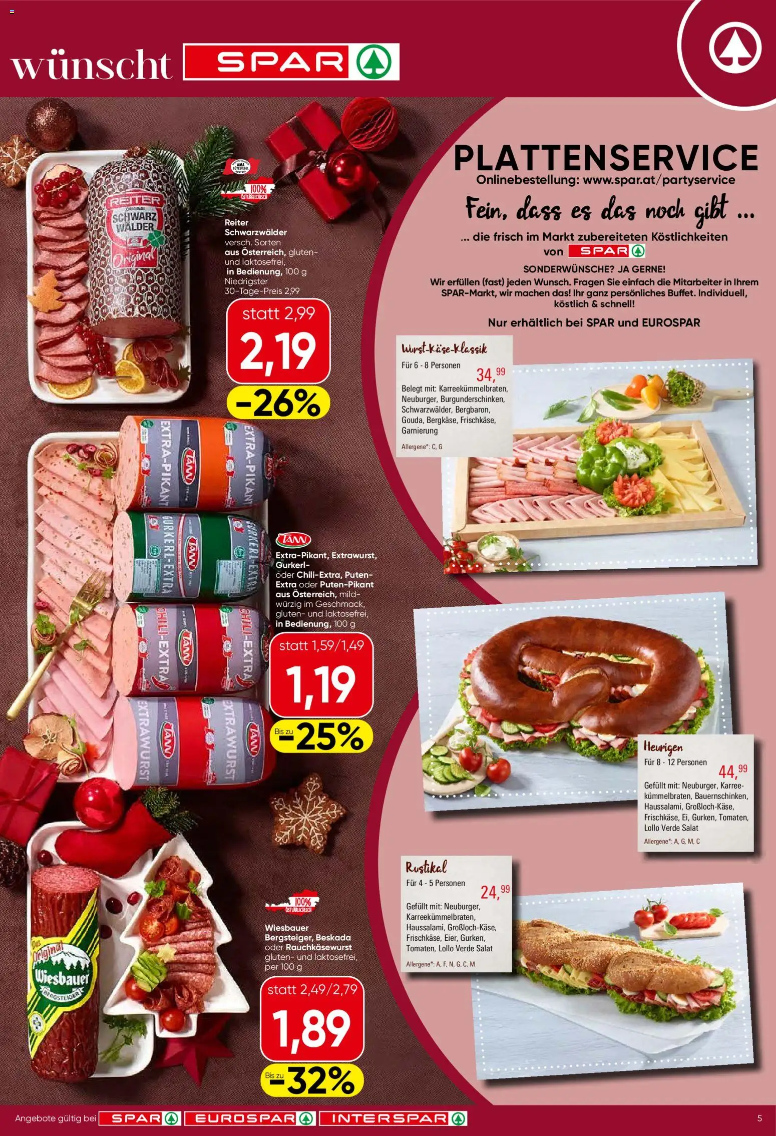 Spar Flublatt - Tirol gültig ab 18.12.2025 | Seite: 5 | Produkte: Salat