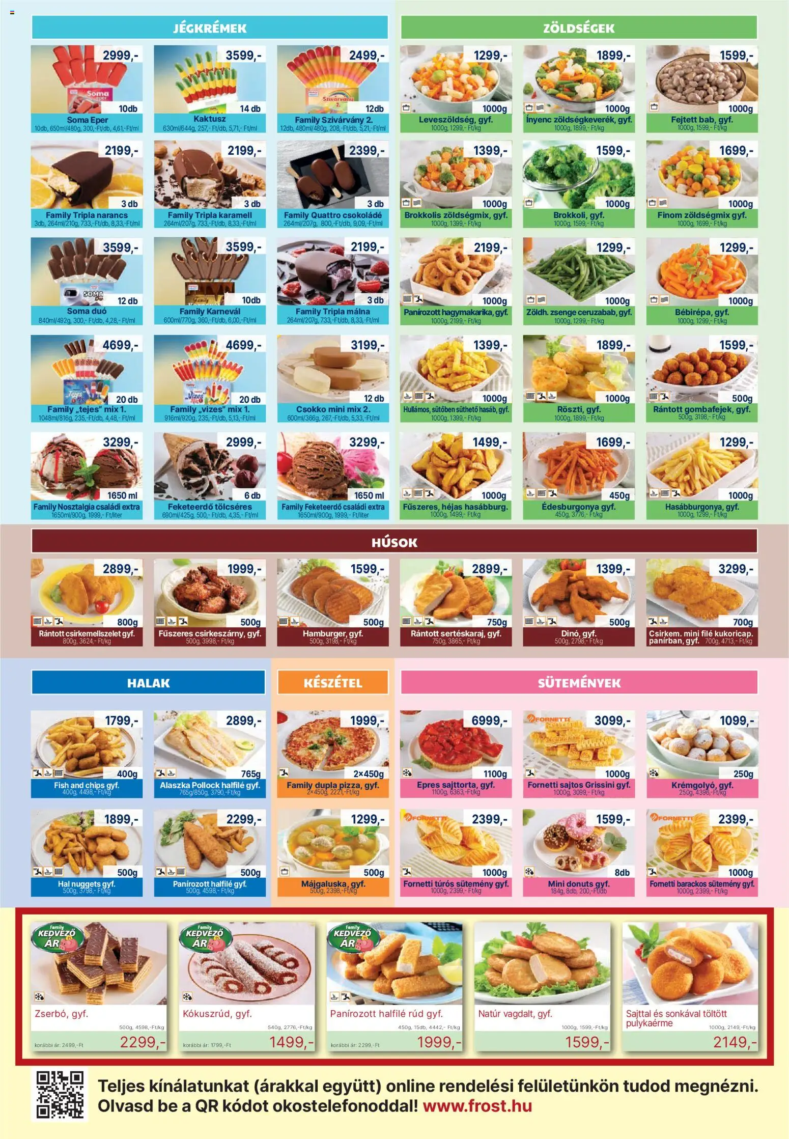 Family Frost akciós ujság - amely érvényes a következő dátumtól: 07.01.2026 | Oldal: 2 | Termékek: Halak, Chips, Csokoládé, Narancs