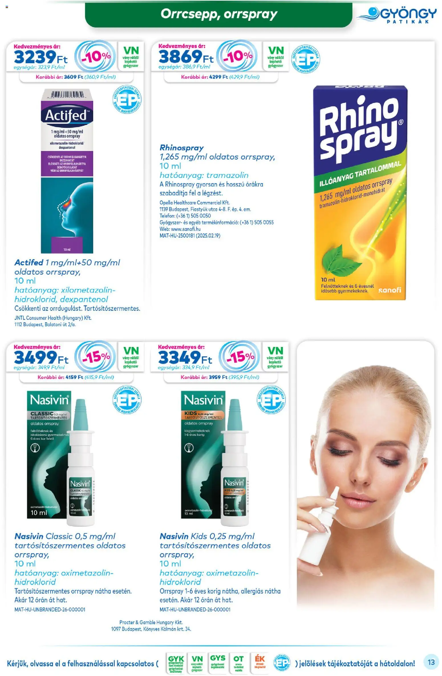 Gyöngy Patikák akciós ujság - amely érvényes a következő dátumtól: 01.04.2026 | Oldal: 13