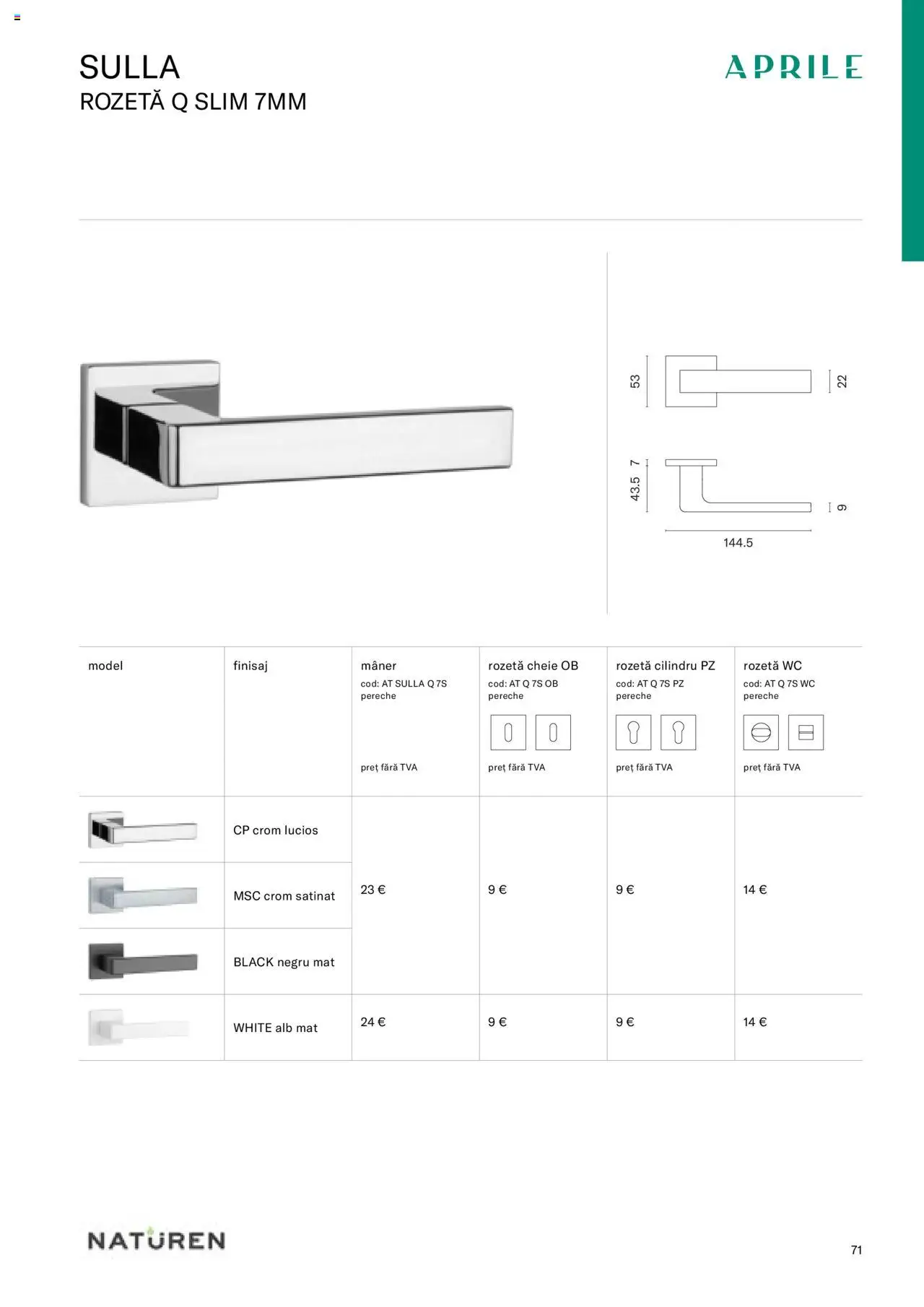 Noul catalog Proges – valabil de la 24.08.2023 | Pagină: 73 | Produse: Cheie reglabilă, Bluză făra mâneci, Mâner, Pantofi fără toc