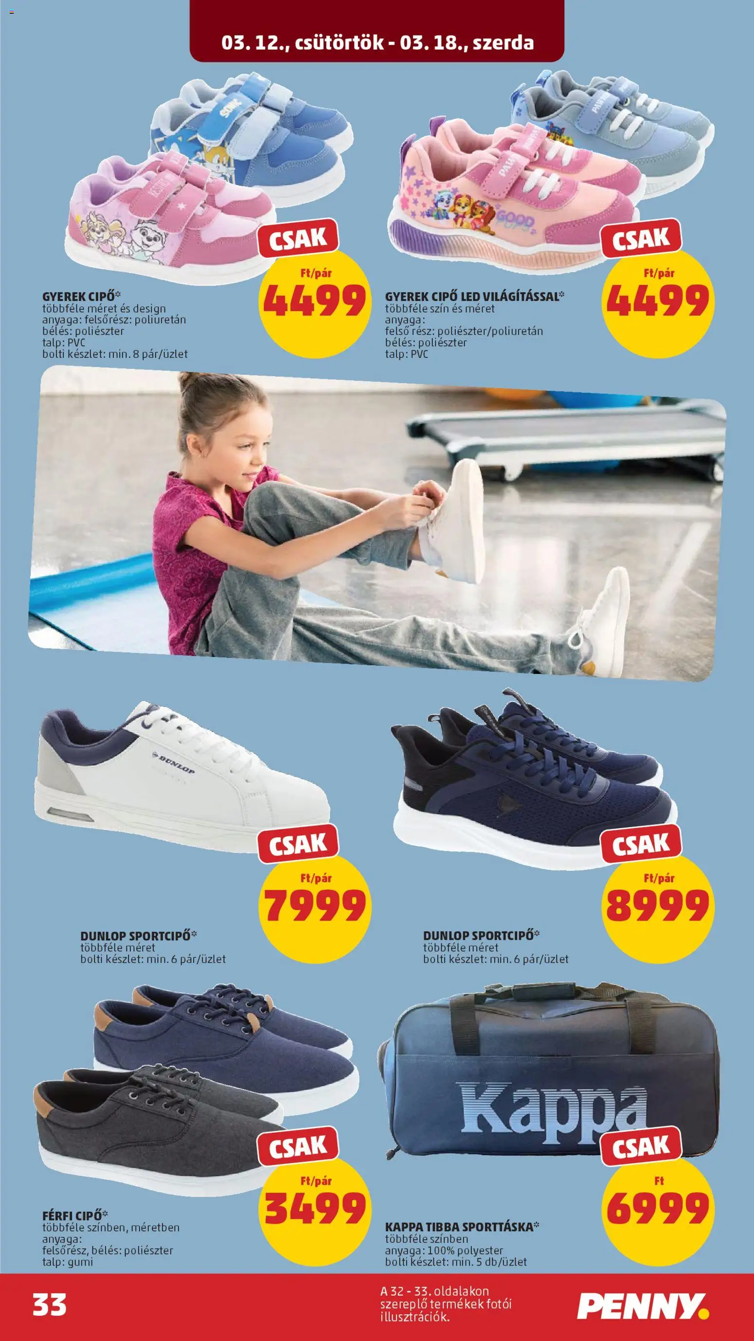 PENNY akciós ujság - amely érvényes a következő dátumtól: 12.03.2026 | Oldal: 39 | Termékek: Férfi cipő