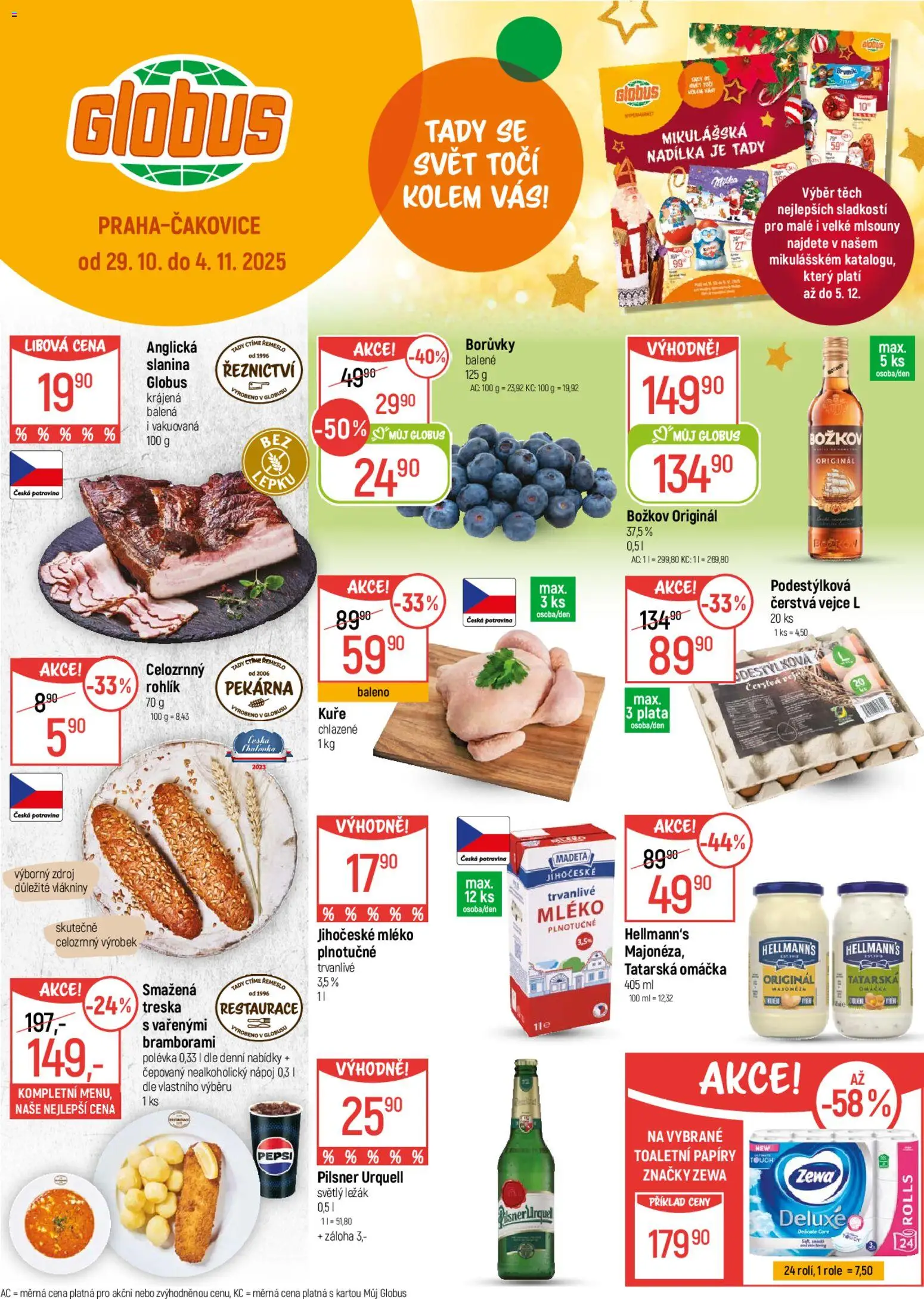 Globus leták od 29.10.2025 | Strana: 1