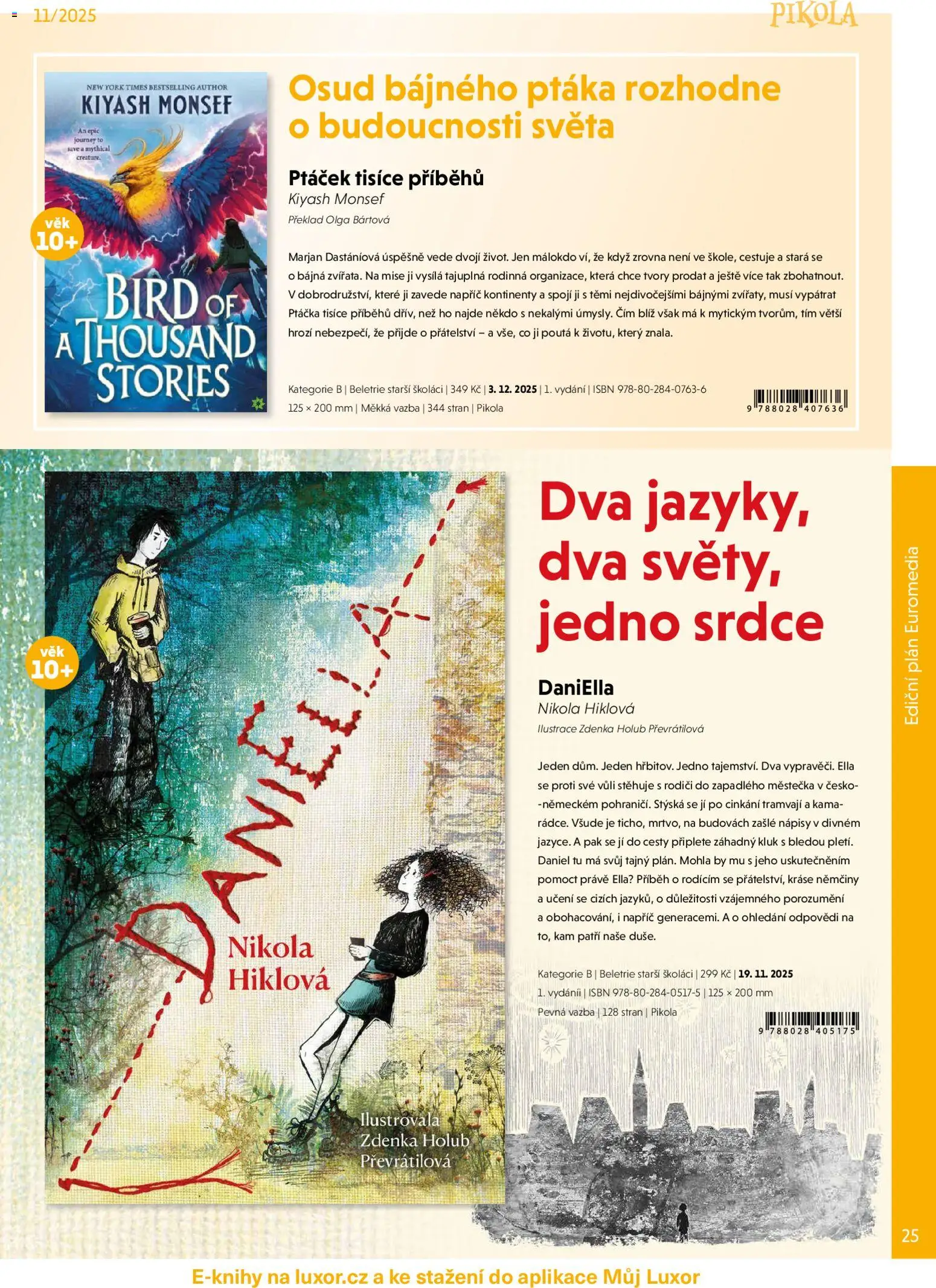 Luxor leták - listopad 2025 od 01.11.2025 | Strana: 25 | Produkty: Pikola