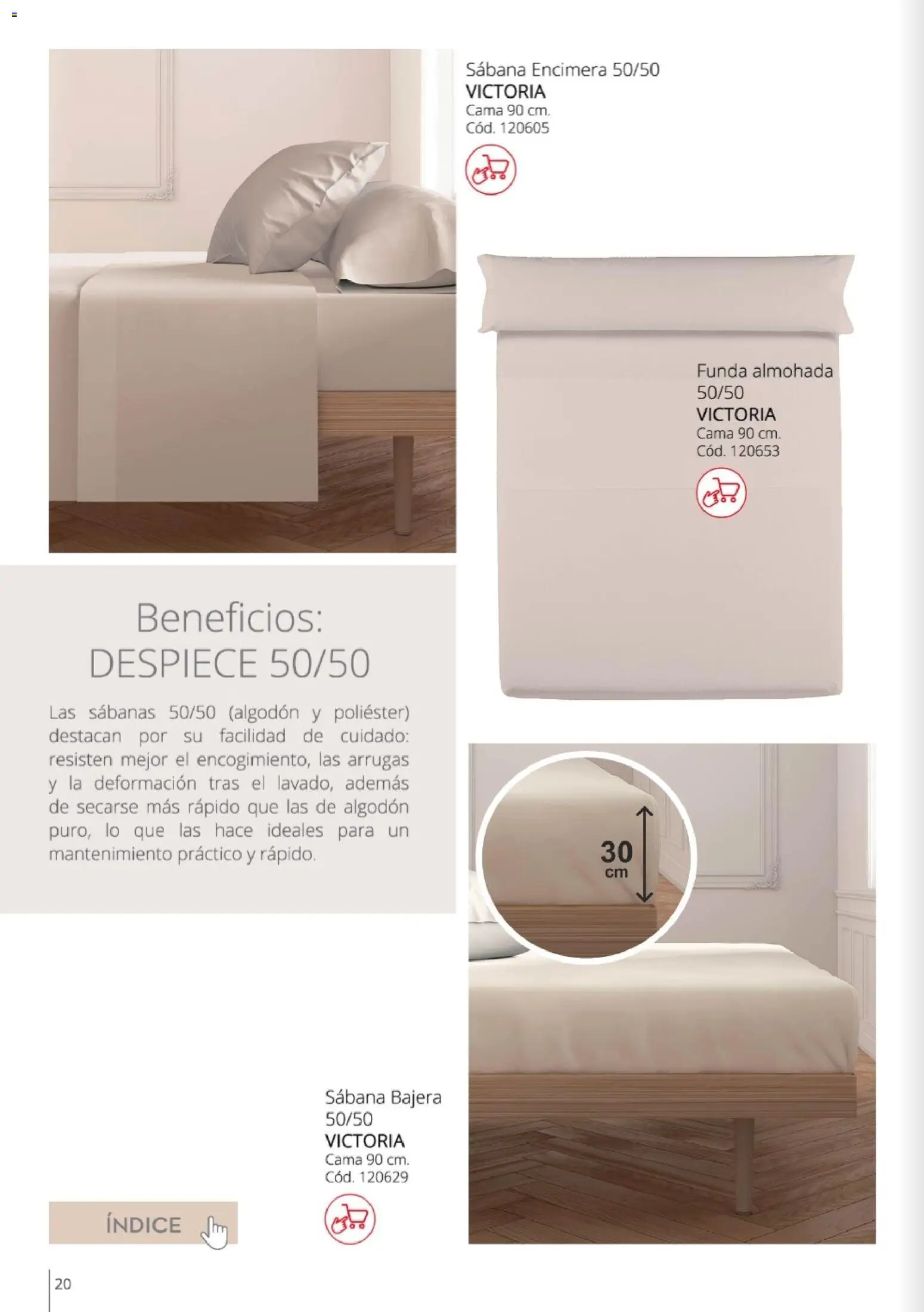 Conforama - Guía de textil 2026 │ válido desde el 05.02.2026 | Página: 20 | Productos: Funda, Cama, Almohada