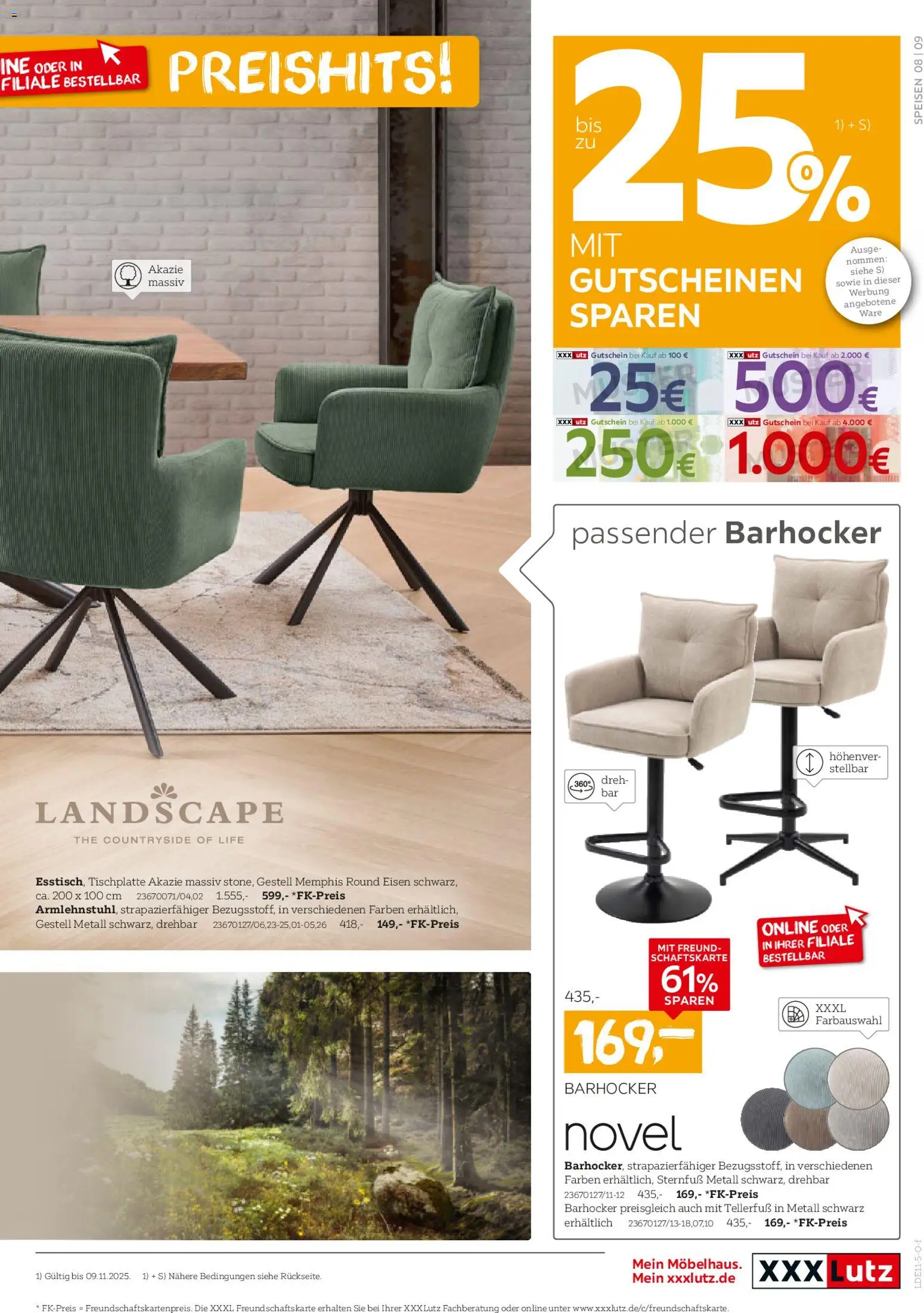 XXXL Lutz Speisen-Preishits! – gültig ab 26.10.2025 | Seite: 9 | Produkte: Barhocker