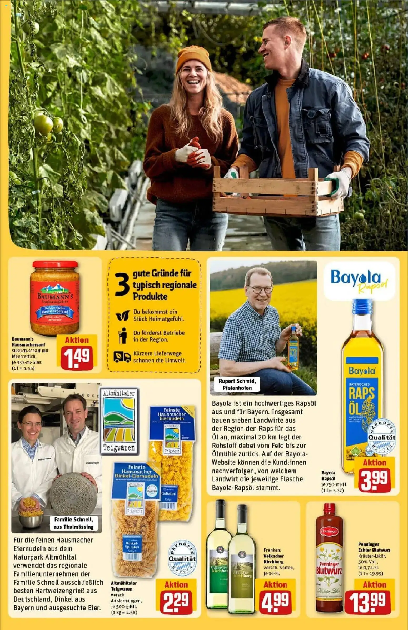 Rewe prospekt Traunreut	 – gültig ab 26.01.2026 | Seite: 27 | Produkte: Öl, Rapsöl, Pasta