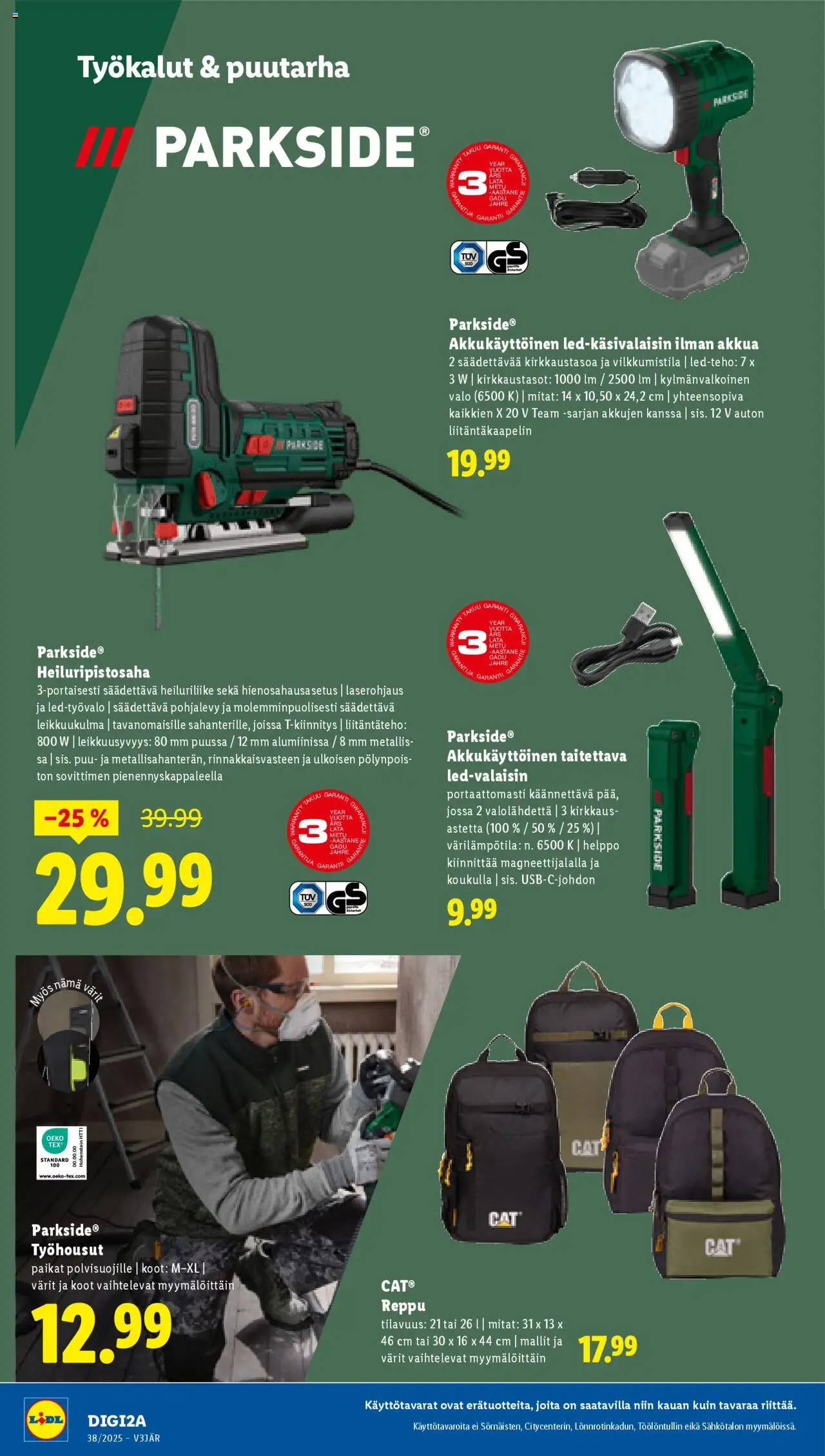 Lidl tarjoukset - Helsinki – voimassa 18.09.2025 alkaen | Sivu: 20 | Tuotteet: Reppu
