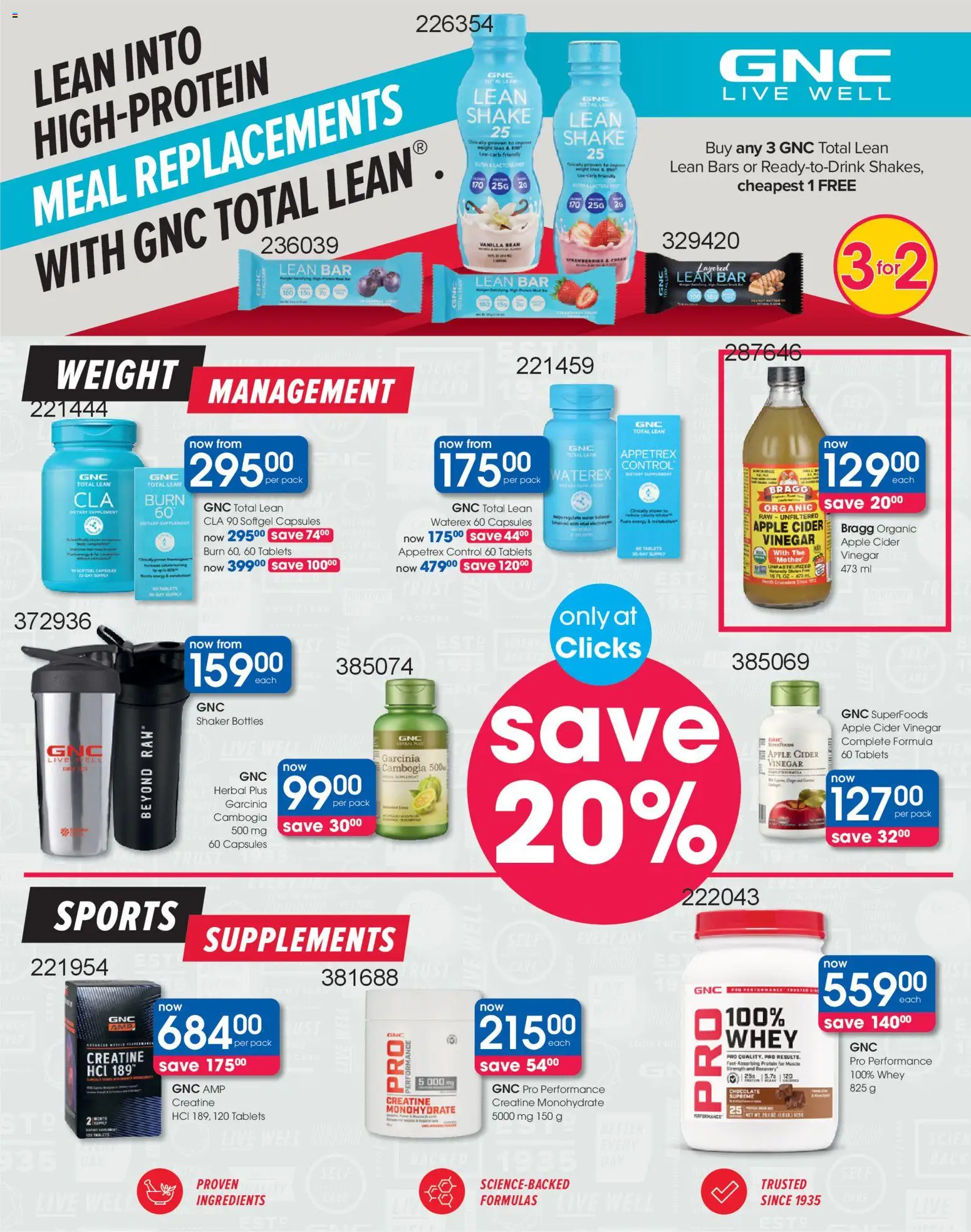 New Clicks catalogue – valid from 30.12.2025 | Page: 2 | Products: Cider, Chocolate, Vinegar, Supplements