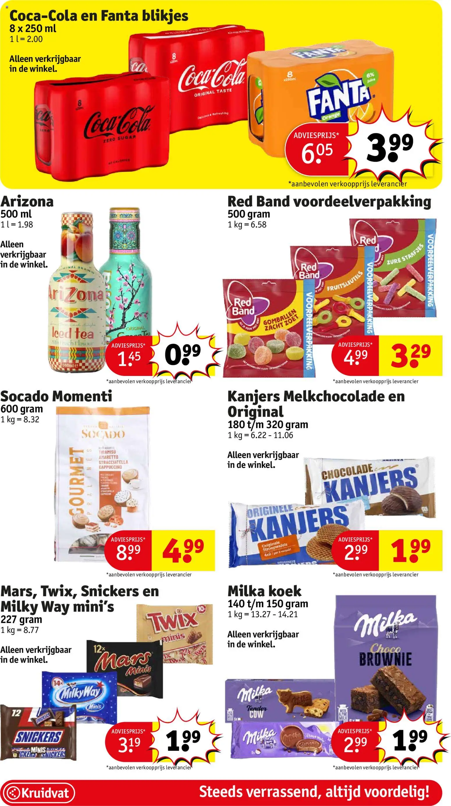 {H1} | Pagina: 51 | Producten: Fanta, Mars, Snickers, Cappuccino