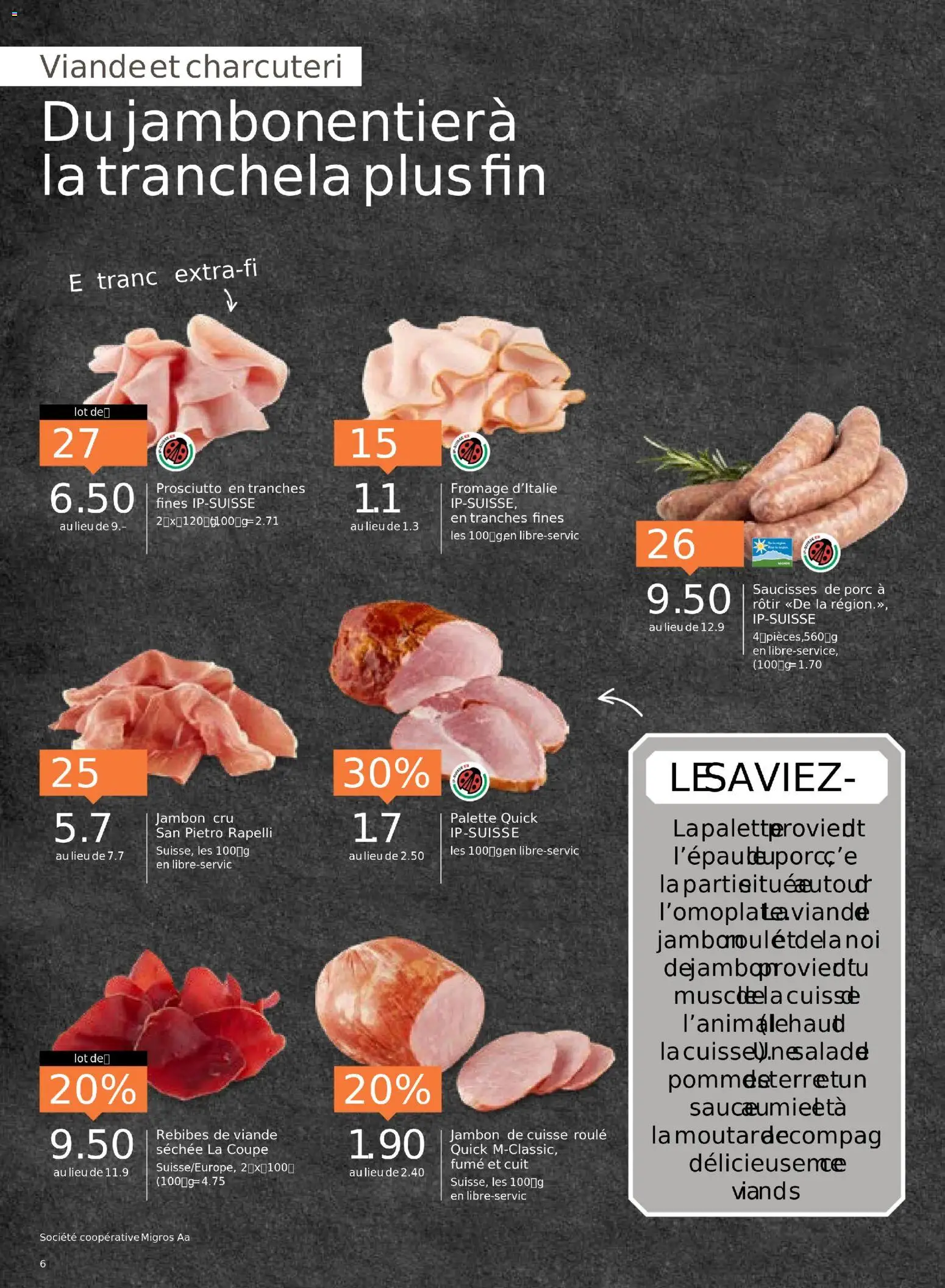 Migros Aktionen FR – gültig ab 28.10.2025 | Seite: 6