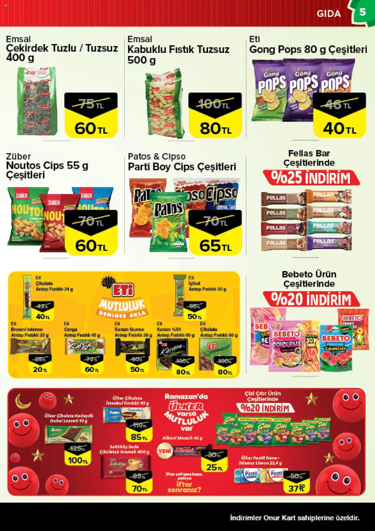 Onur Market Katalog - 24.02.2026 tarihinden itibaren geçerlidir | Sayfa: 5 | Ürünler: Ihlamur, Cips, Limon, Nane