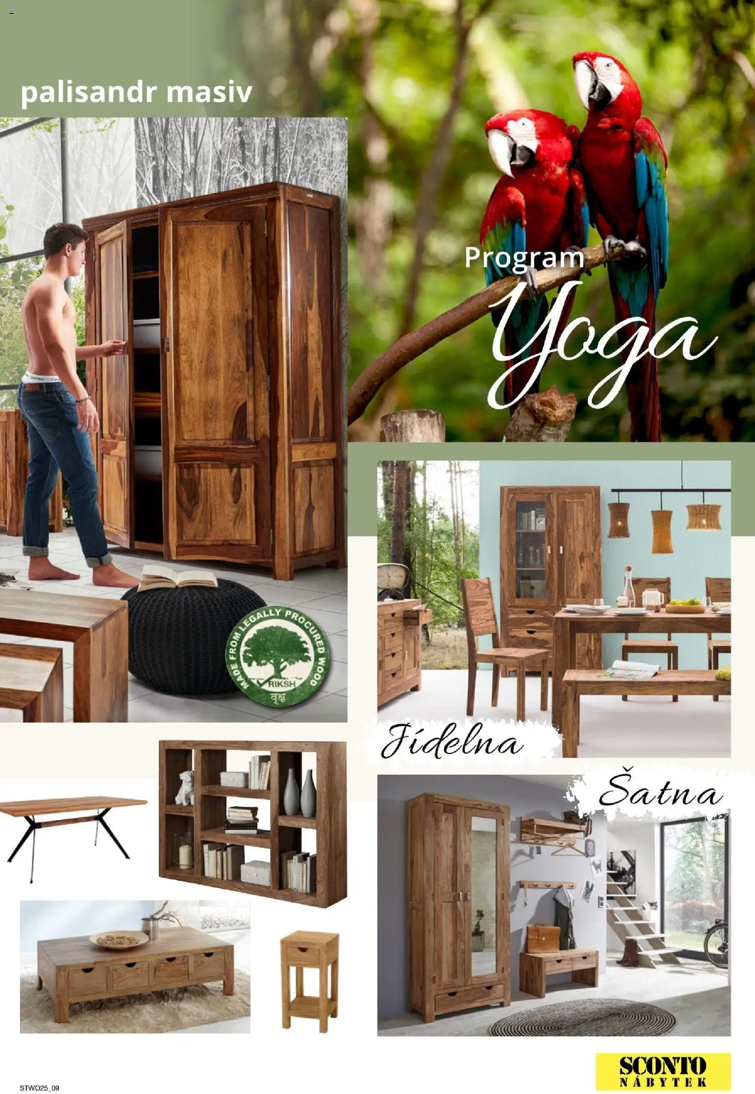 Sconto nábytek katalog - Nábytek z masivu od 01.01.2026 | Strana: 9 | Produkty: Nábytek
