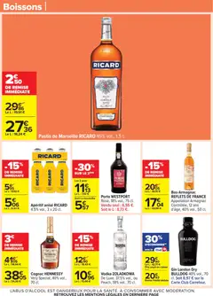 Carrefour - Prévisualisation de Carrefour Le mois vip valide à partir de 10.03.2026 | Page: 55 | Produits: Ricard, Pastis, Pastis de Marseille Ricard, Cognac