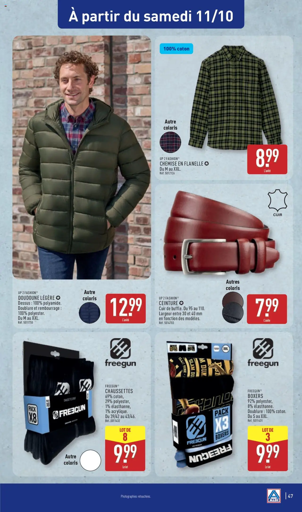 {H1} | Page: 49 | Produits: Ceinture, Coton, Chemise, Doudoune