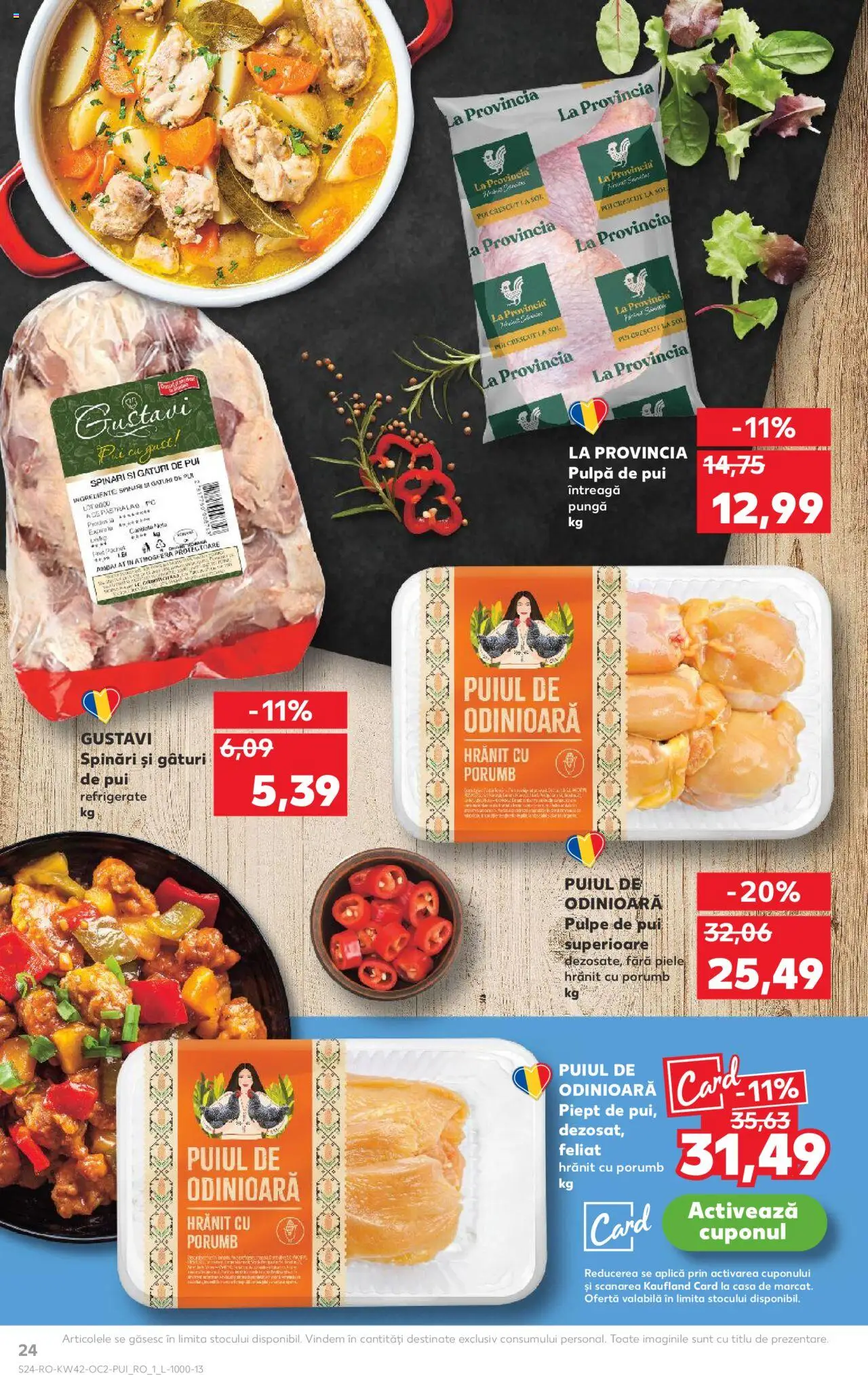 Kaufland RO akciós ujság - amely érvényes a következő dátumtól: 15.10.2025 | Oldal: 24