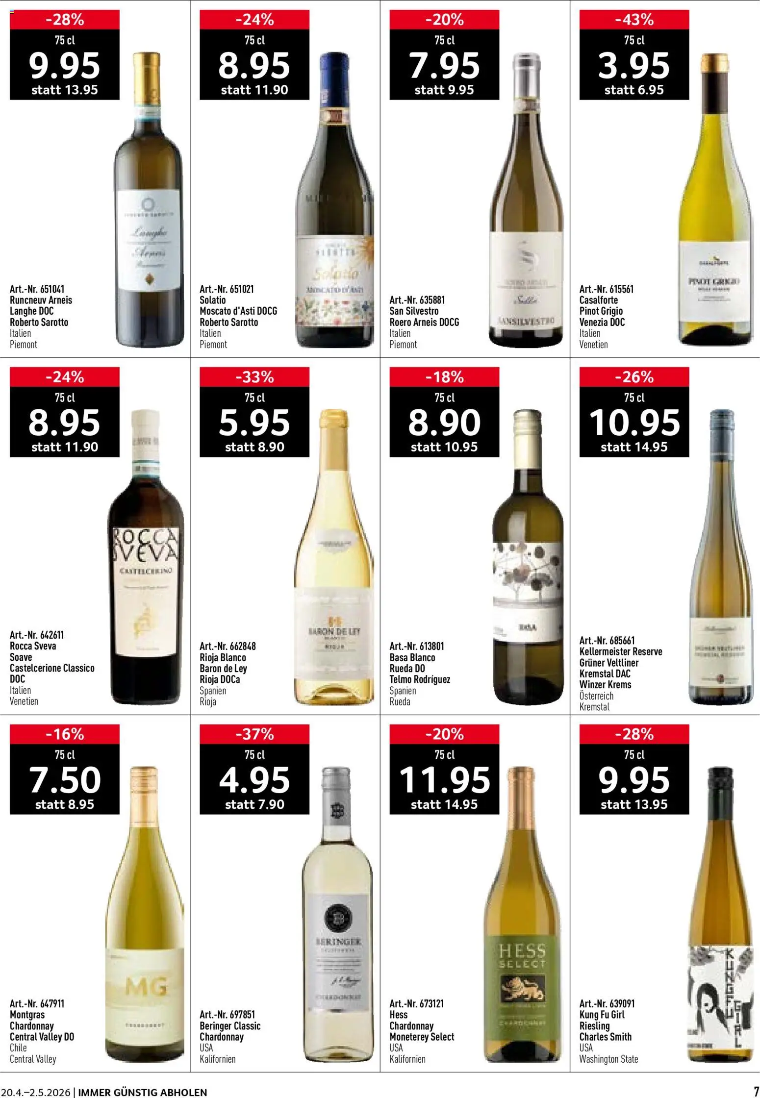 Prodega aktionen Weinfestival – gültig ab 20.04.2026 | Seite: 7