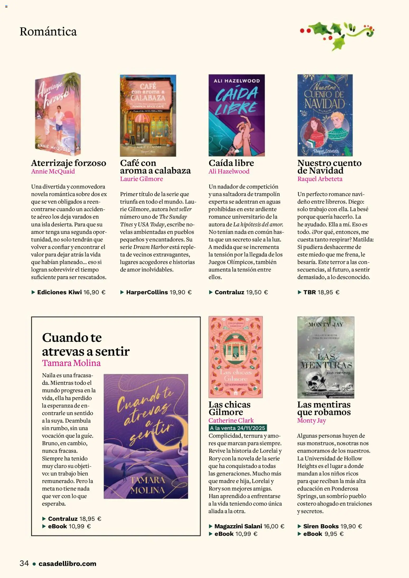 Casa del libro folleto │ válido desde el 01.11.2025 | Página: 34 | Productos: Πράσινο τσάι, Kiwi, Té, Βραχιόλι