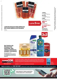 Supercor folleto │ válido desde el 31.07.2025 | Página: 28 | Productos: Champú, Jamón, Té, Champú anticaspa