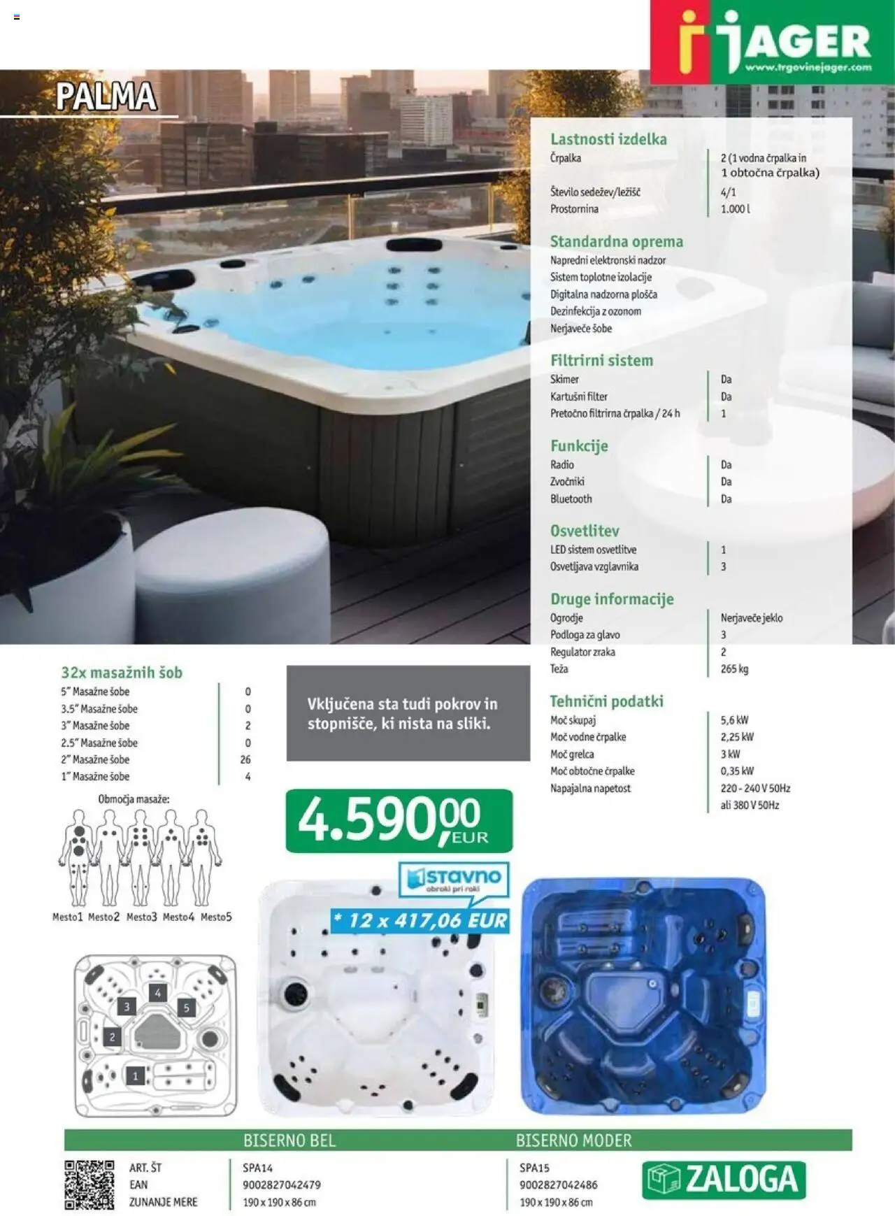 Novi Jager katalog ponudbe – veljaven od 18.11.2024 | Stran: 41 | Izdelki: Radio, Črpalka, Teza, Podloga