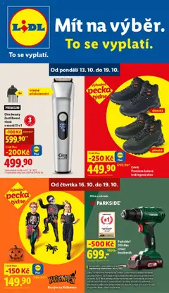 Náhled letáku Lidl leták - Spotřební zboží od 13.10.2025